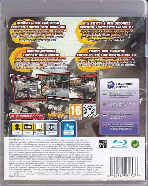 Kung Fu Rider - PS3 - Uden Manual (B Grade) (Genbrug)